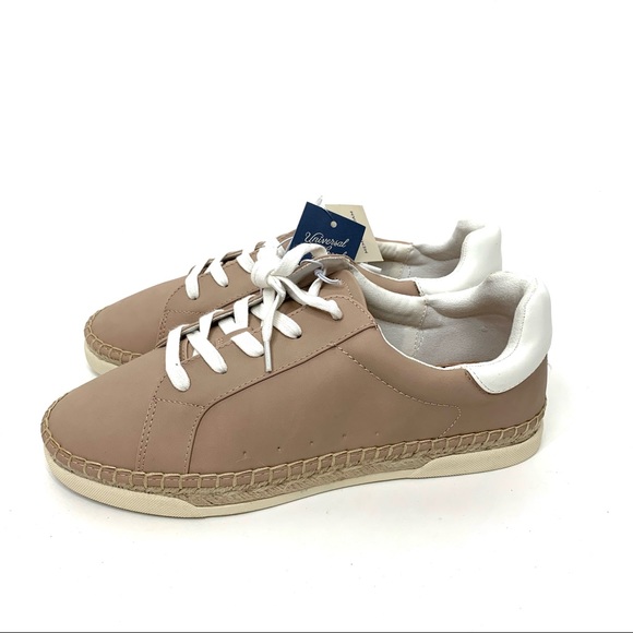 Universal Thread Shaelyn Espadrille Tan Lace Up Boho Sneaker With Memory Foam - Picture 11 of 16